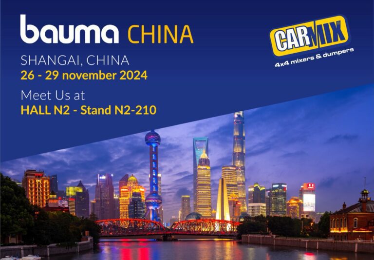 Carmix in Shanghai for Bauma China 2024