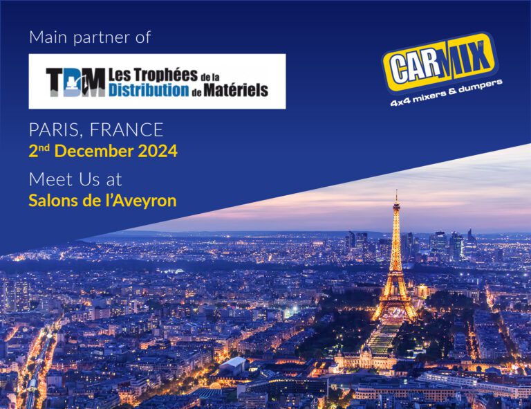 Carmix main sponsor of Trophées de la Distribution de Matériels