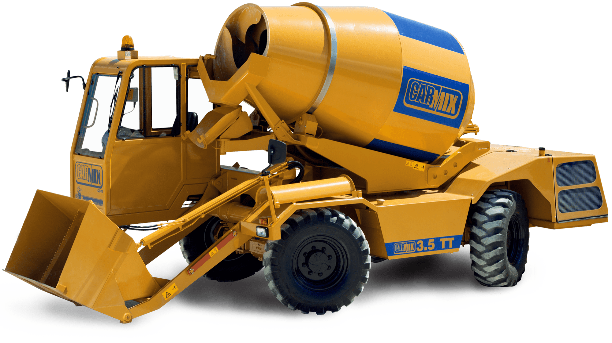 Sando Mixer Car 1/100 スケール Smart mobile concrete plant | Carmix 3.5 TT