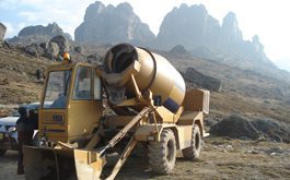 Chantier au Pérou